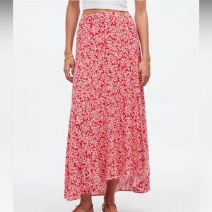 Madewell Slip Skirt in Floral